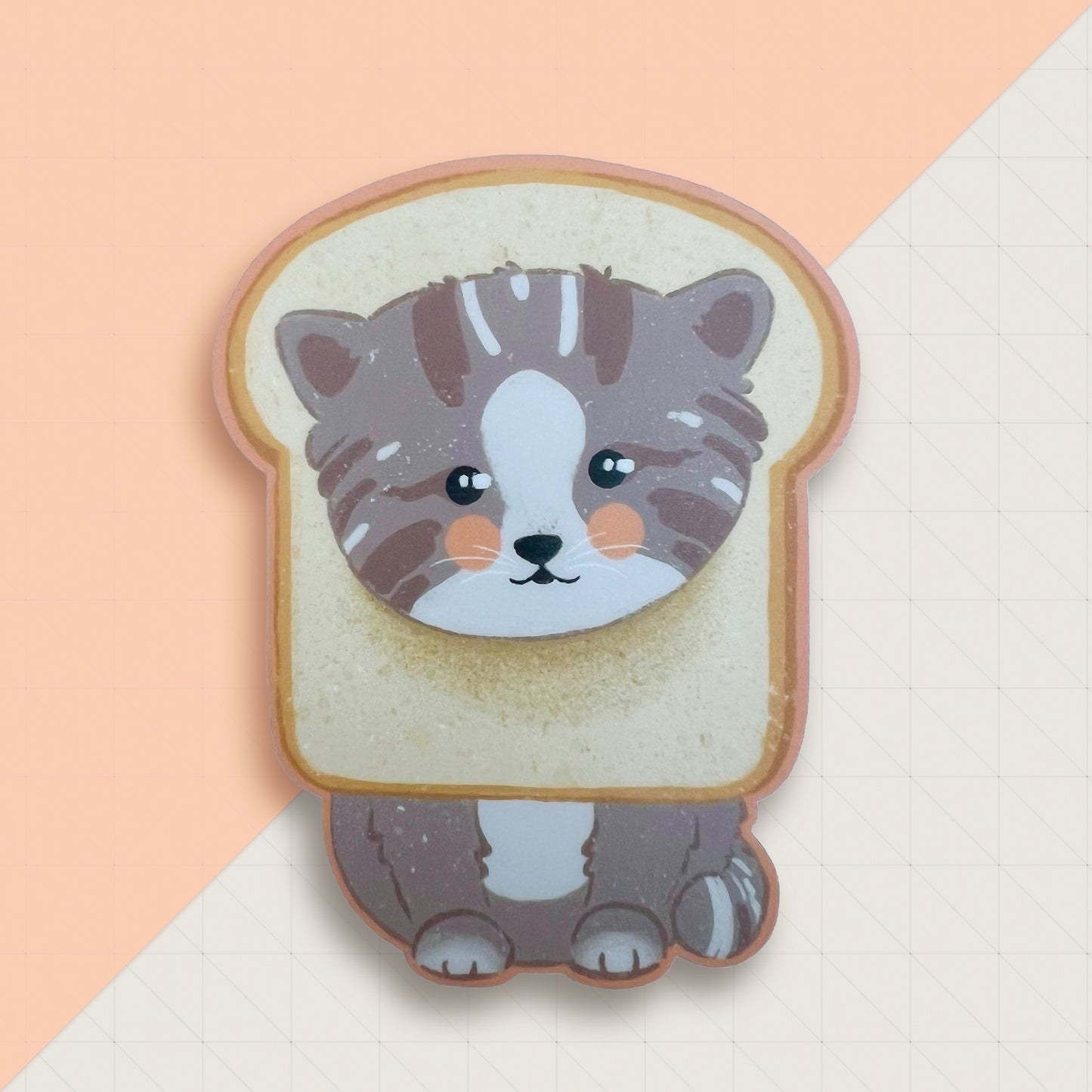 Bread Cat 3" Vinyl Sticker
