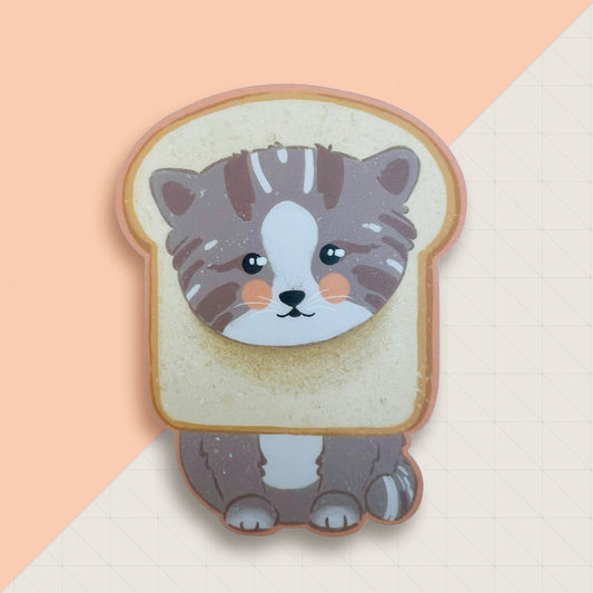 Bread Cat 3" Vinyl Sticker