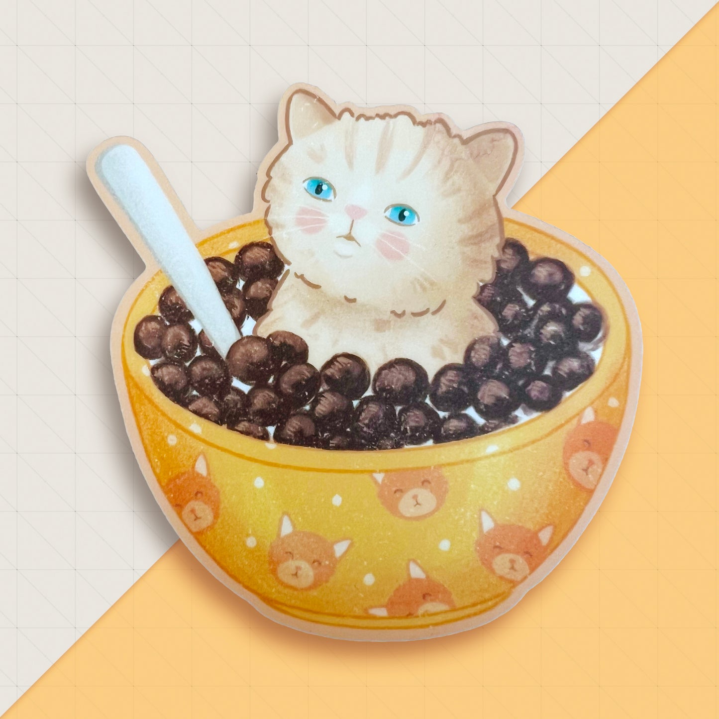 Cereal Cat 3" Vinyl Sticker