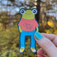 Frog Bard 3" Vinyl Die Cut Sticker