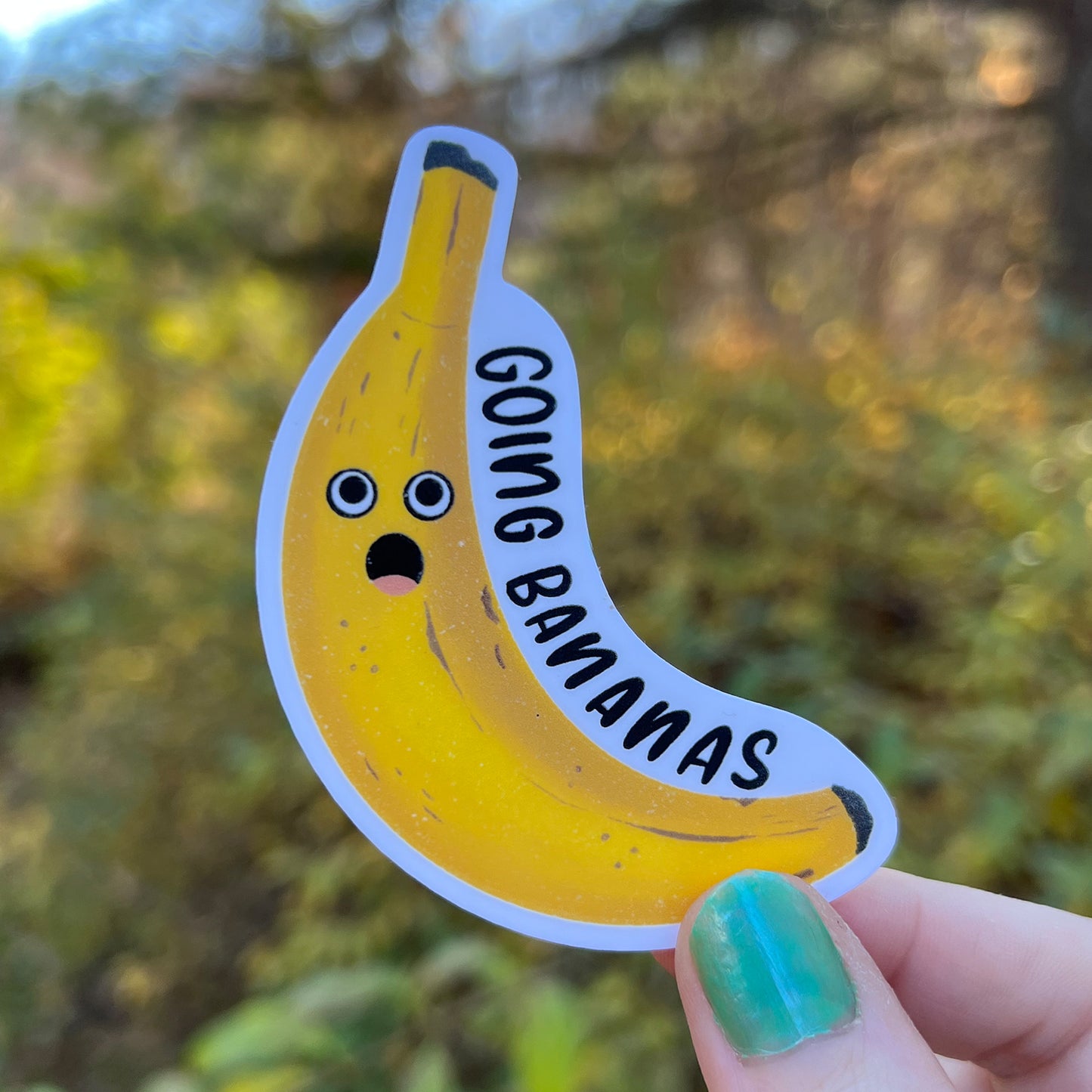 Going Bananas Funny 3" Vinyl Die Cut Sticker