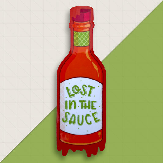 Lost In The Sauce 3" Vinyl Sticker