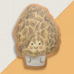 Morel Mushroom Friend 3" Vinyl Sticker