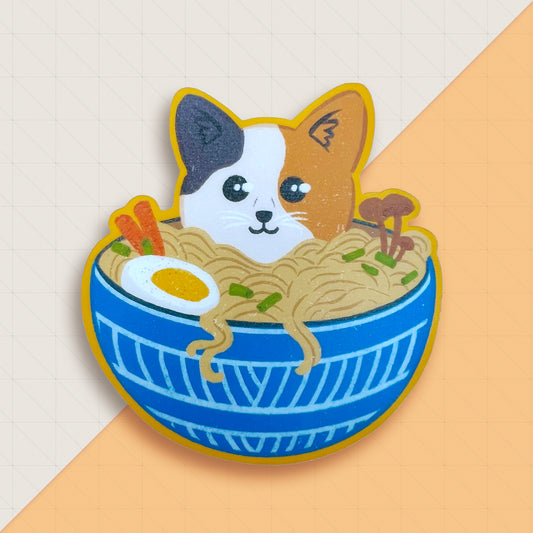Ramen Cat 3" Vinyl Sticker